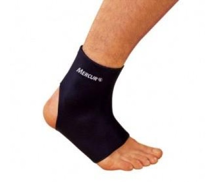 mercur tornozeleira elastica preta par media bc0647