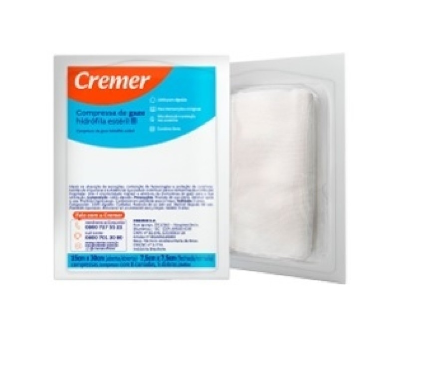 COMPRESSA DE GAZE ESTERIL C/ 1 UNI